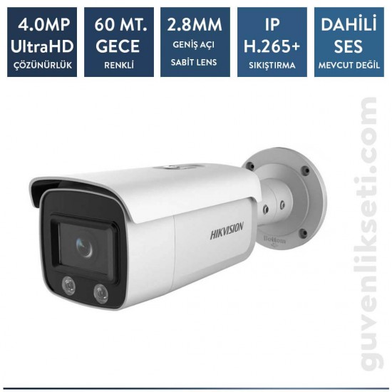 Hikvision DS-2CD2T47G2-L 4MP ColorVu IP Bullet Kamera